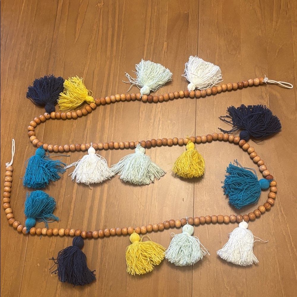 Colorful Tassel Beaded Garland